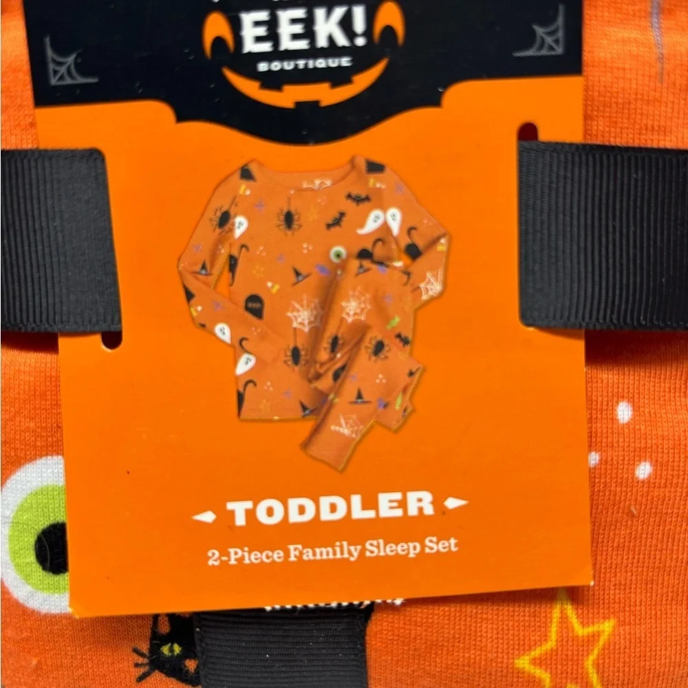 Hyde &Eek Toddler Unisex 12 Month 2-Pc Halloween Pajama Set NWT